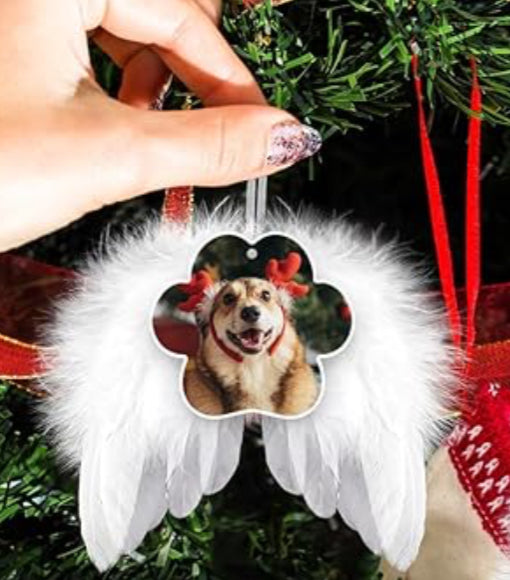 Dog paw ornament
