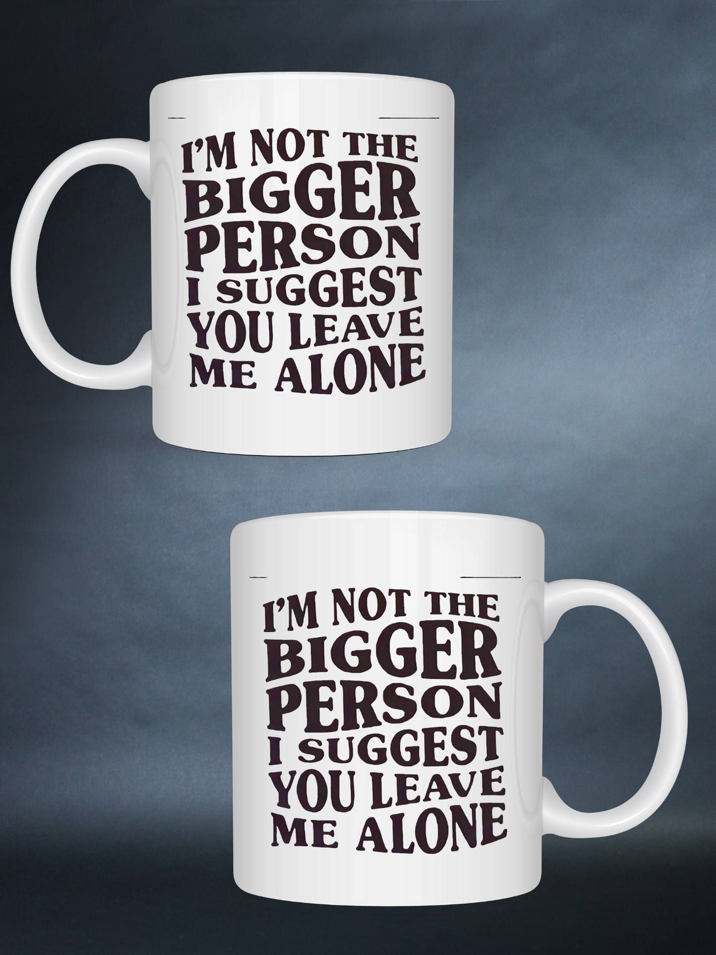 Not the BIGGER Person Mug