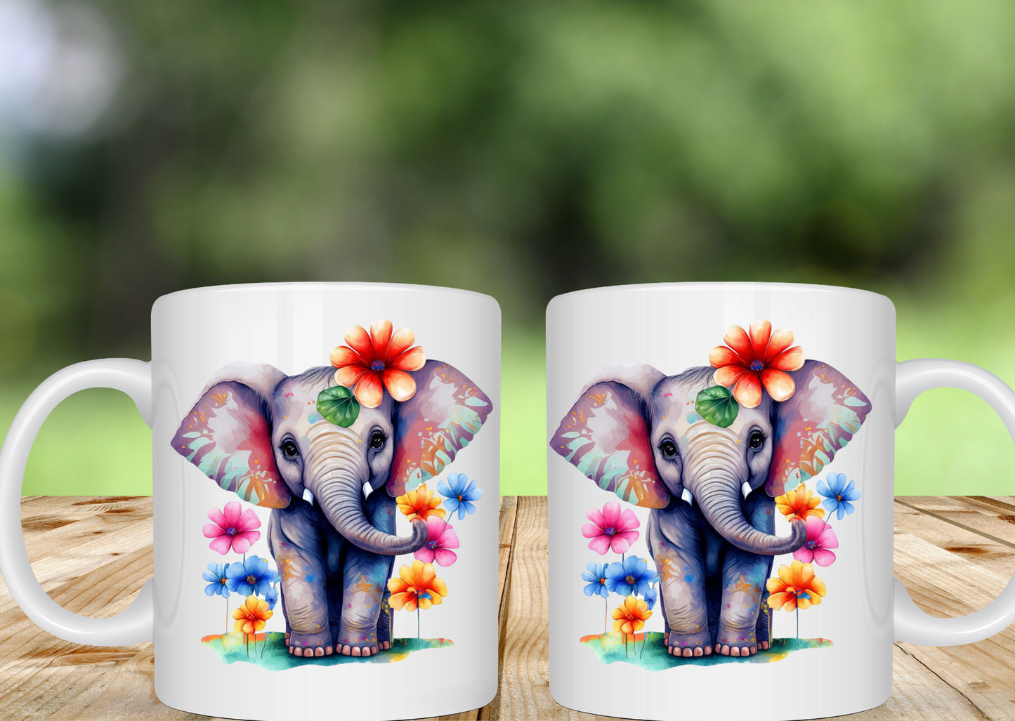 Baby elephant 15 oz Coffee Mug