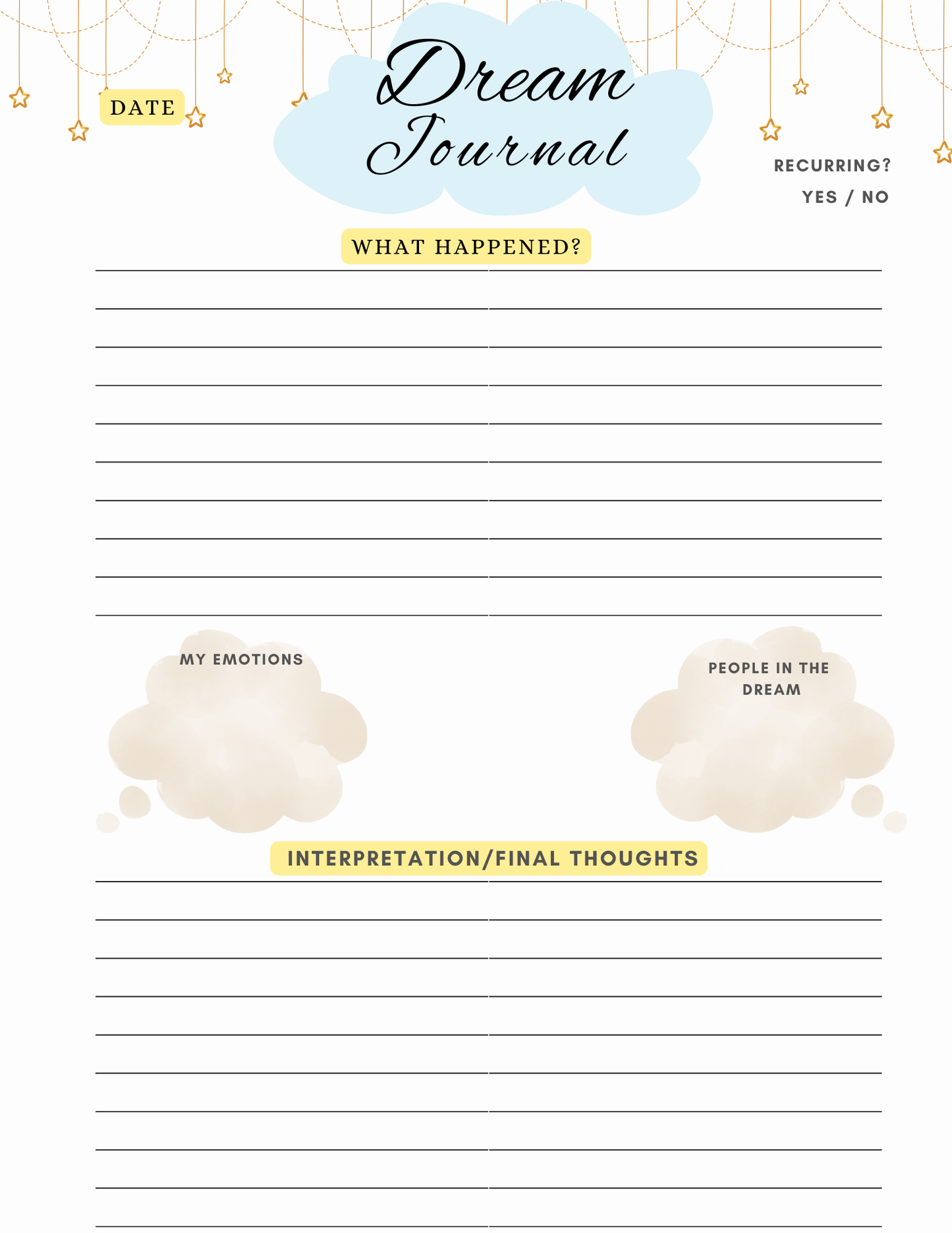 Dream Journal