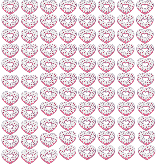 Donut love sticker sheet