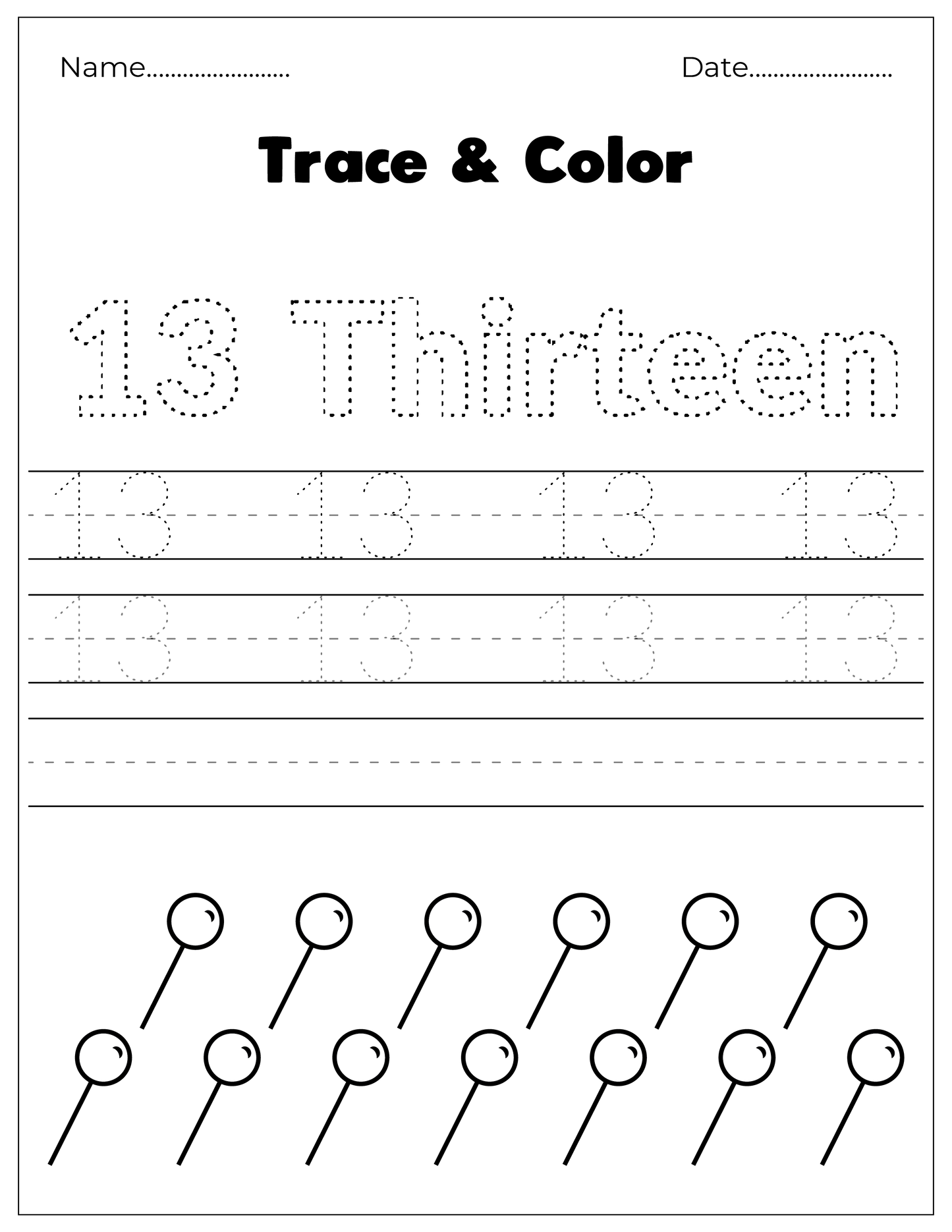 Number Tracking