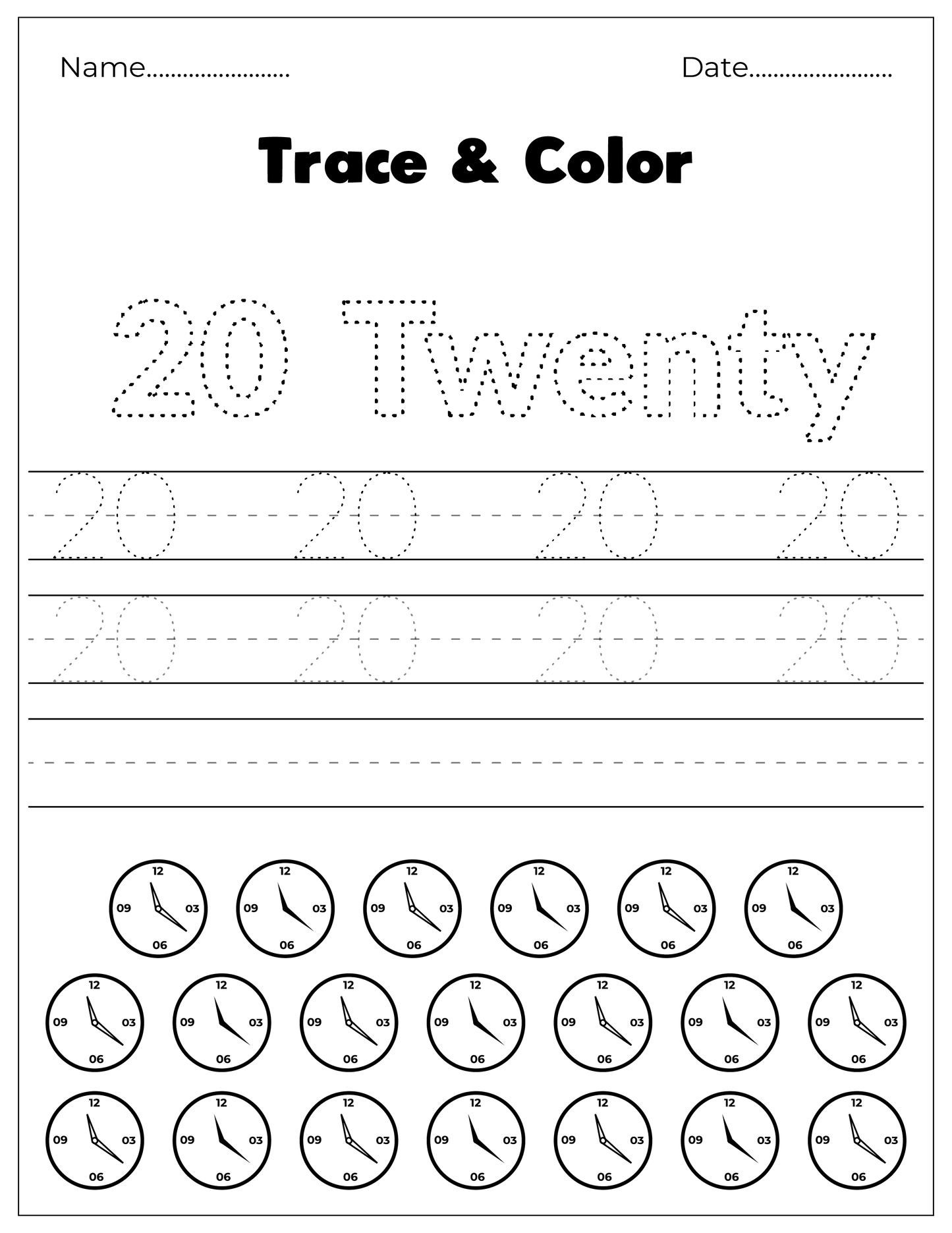 Number Tracking