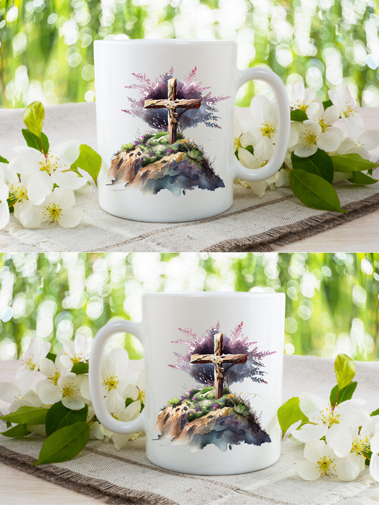 Cross Jesus 15 oz coffee mug