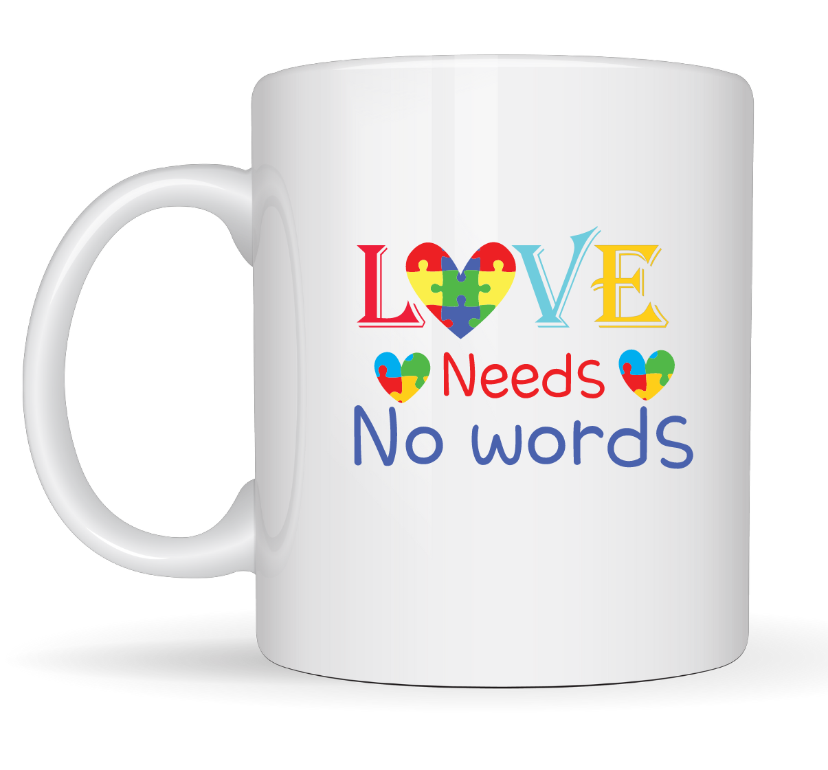 Love needs no words 15 oz Coffee Mug