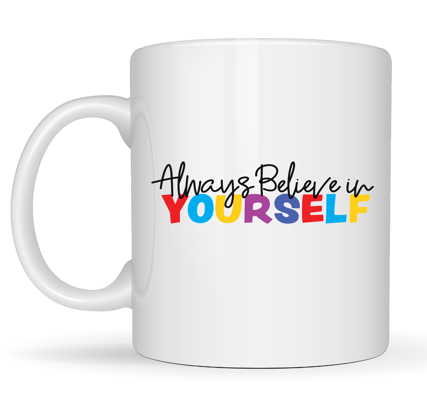 Be yourself 15 oz coffee mug