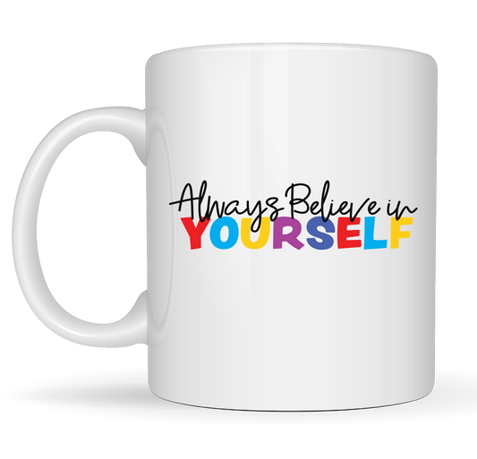 Be yourself 15 oz coffee mug